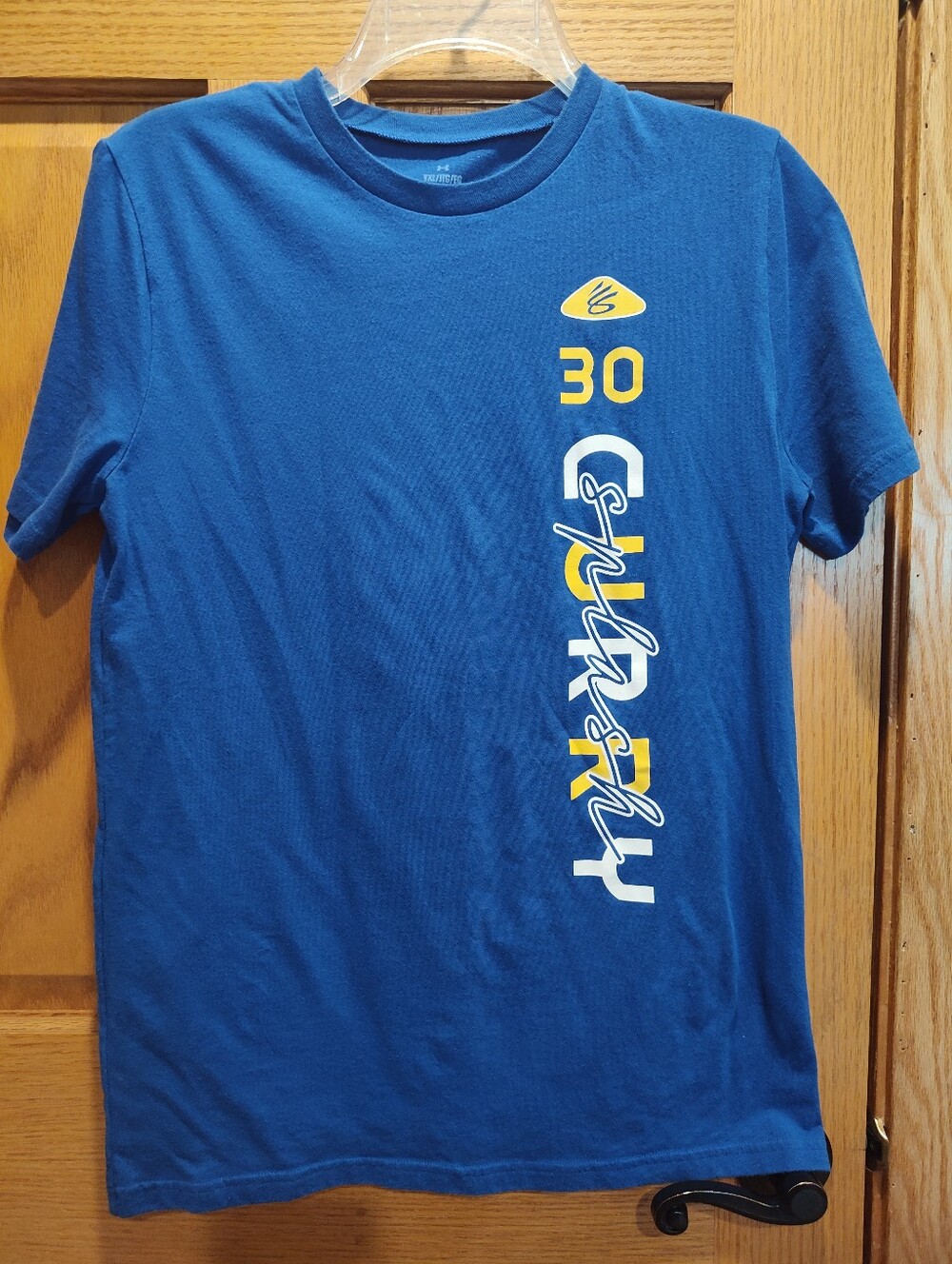 Under Armour Curry 30 YXL Royal Blue Short Sleeved T-shirt